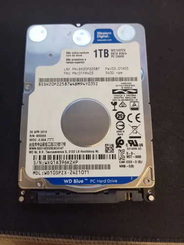 HD Western Digital 1Tb