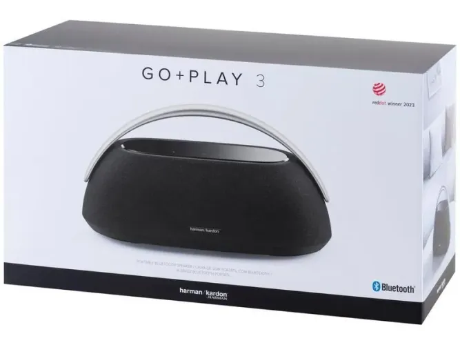 Caixa de Som Harman Kardon Go + Play 3 Black 160 W Preto Nova Sem Uso
