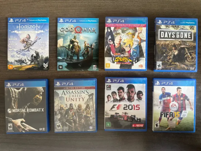 Lote de PS4 - 08 jogos