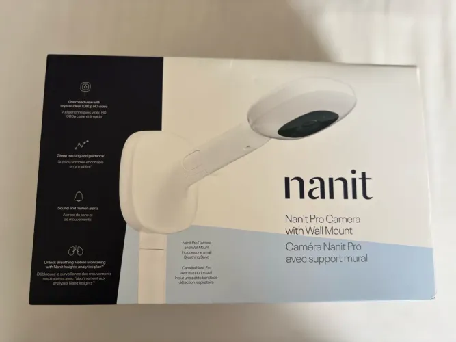 BABA ELETRÔNICA NANIT PRO + WALL MOUNT - NOVA, NUNCA USADA!