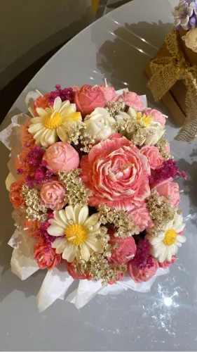     Flores em Velas Artesanais - Arranjos para Presente e Decoração