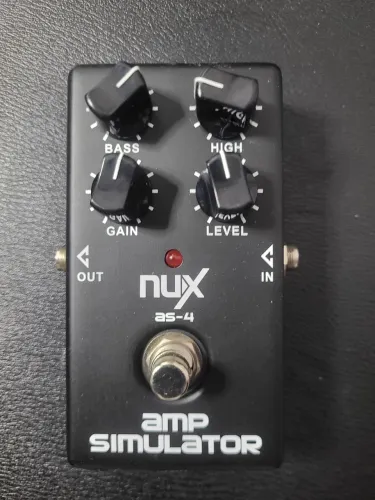 Pedal As-4 Amp Simulator - Nux 
