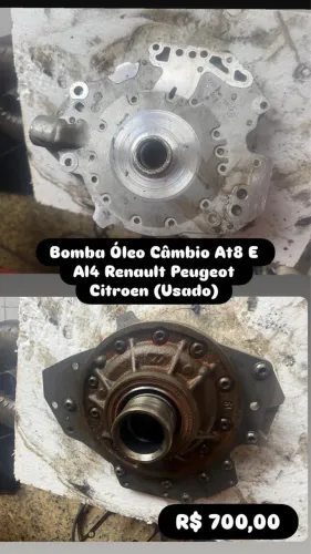 Bomba de óleo câmbio al4 207 c4 duster até 2013