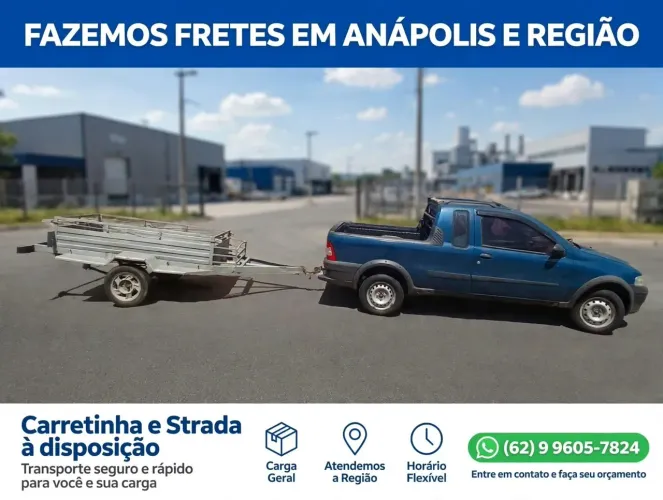 Fazemos fretes em anapolis e região