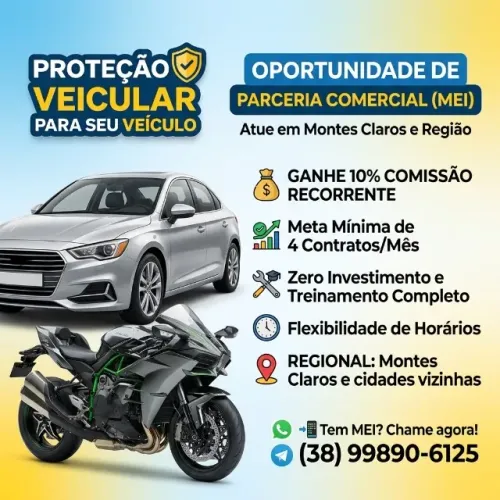 Consultor de Proteção Veicular com MEI