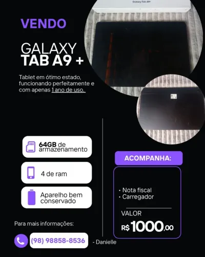 Tablet Samsung A9+