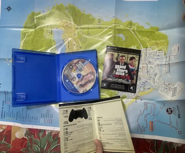 Jogo Ps4 Grand Theft Auto V Premium Edition Gta 5 Fisica