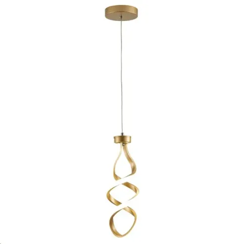 Lustre LED Pendente LP-602A 20W 3000K Dourado - Nitrolux