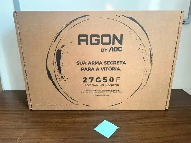 Monitor 27 AOC IPS 144Hz LACRADO ! NOVO! 0,5ms Gamer HDR10 G-SYNC Nota F Garantia AGON G50