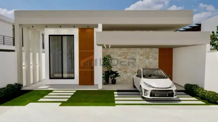 CASA LINEAR NO REAL GARDEN EM FASE DE ACABAMENTO