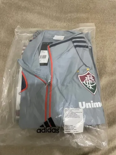 Conjunto Cinza Fluminense Adidas Raridade Novo - TAM L