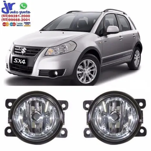Par Farol De Milha Auxiliar Suzuki Sx4 2013 2014 2015 Auxiliar Neblina (Reposição)