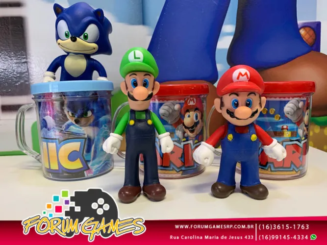 Canecas Gamer Personalizadas com Brinquedos 