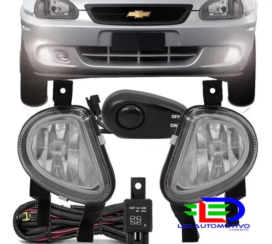 Farol de Milha Neblina Corsa Classic meia lua