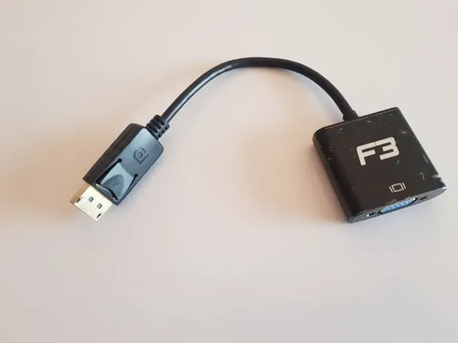 Cabo Original Displayport Para Vga Fêmea Banhado Filtro
