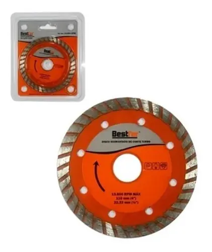 Disco Diamantado De Corte Turbo Bestfer Bfh0081