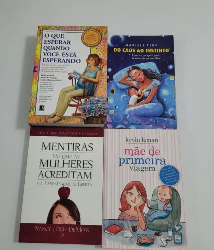 Livros de maternidade, a partir de 15
