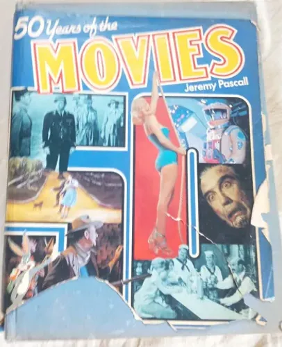livro 50 years of the movies jeremy pascall importado da inglaterra ano 1981