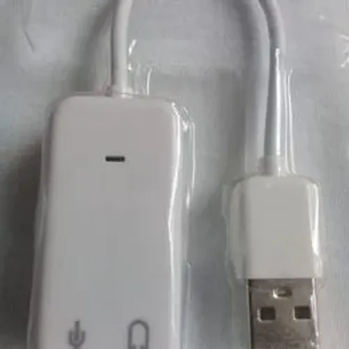 Placa de som externa(USB), para Computador e Notebook.