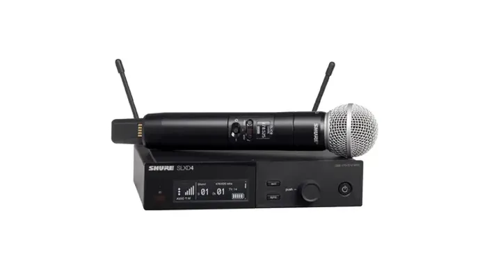 Microfone Sem Fio de Mão SLXD-24/SM58 G58 - Shure