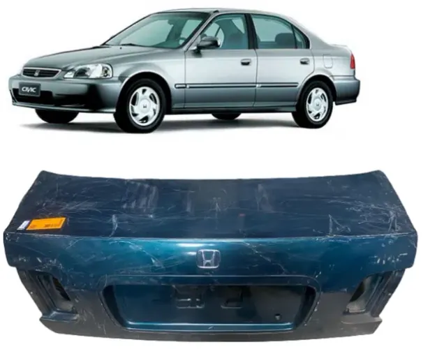 Tampa Traseira Civic 1999 2000 Verde