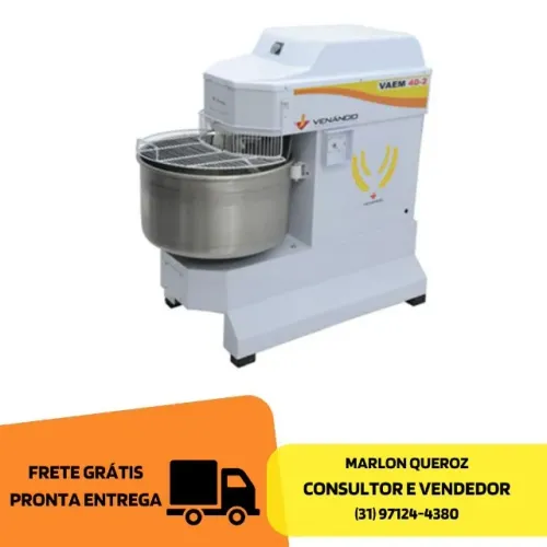 Amassadeira Espiral 25 KG Venâncio 220v Monofásica