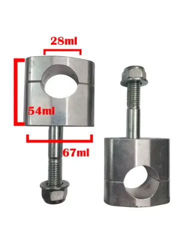 Adaptador Alongador Guidão Alto Alumínio Reto Yz 125 250 Wr