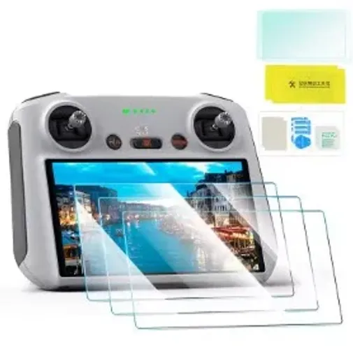 pelicula de vidro para controle com tela dji mini 3 pro e mini 4 pro
