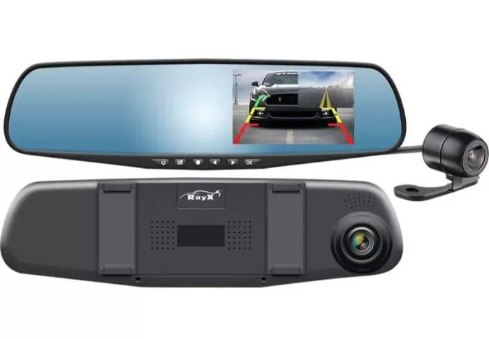 Camera de ré com monitor e camera DVR 