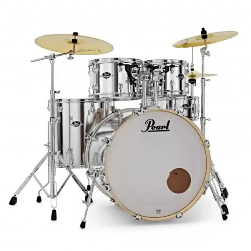 Bateria Pearl Export Shell Pack 5 Peças EXX725SP/C49 Mirror Chrome