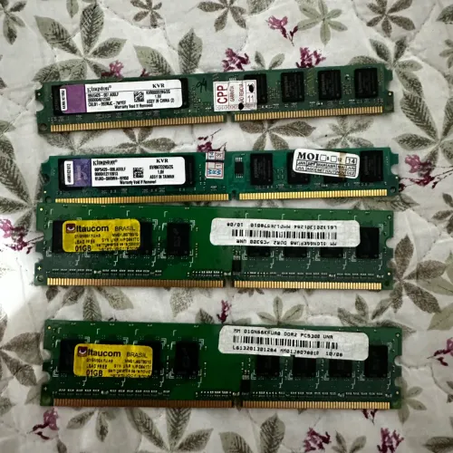 Memórias Ram DDR 2 1gb