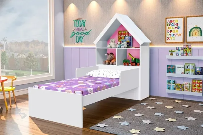 Pague no ato do recebimento, agende sua entrega! Cama Casa Infantil Magia