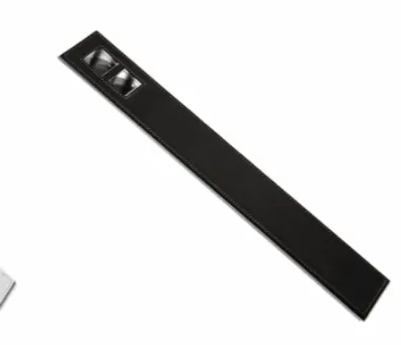 Puxador para Armário Cromado/couro 700mm Forli- Zen
