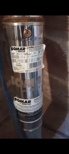 Vendo essa bomba submersa 