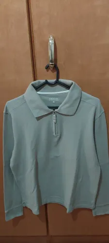 Camisa de manga comprida  bege
