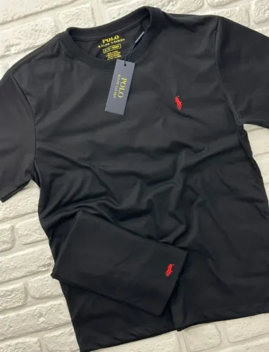Camiseta Polo Ralph Lauren Preta Masculina