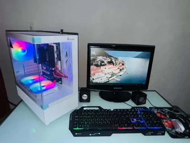 Computador Gamer Completo, Roda GTA rp, Fortnite, Roblox , i5, 16GB, ssd 120gb, cx som