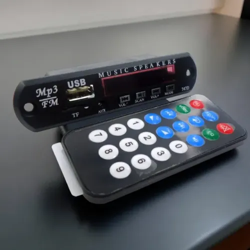 Placa decodificadora Bluetooth5.0 / Radio / Mp3 / USB / NÃO amplificada Revenda e Varejo 