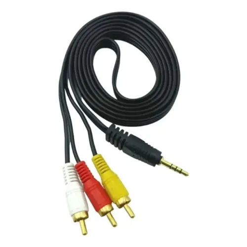 Cabo P2 X 3rca Ponta Dourada - Le-1001