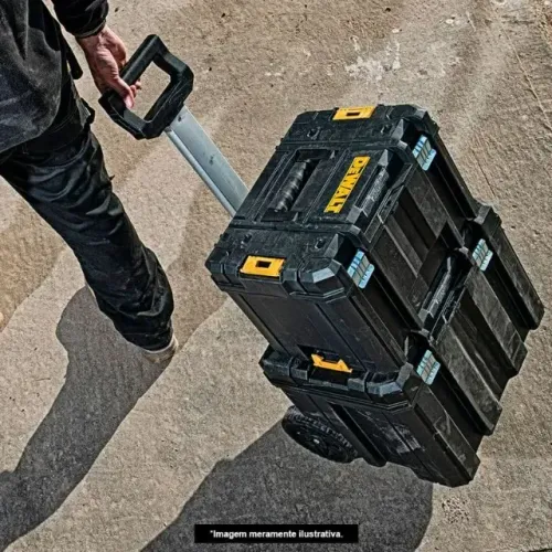 Caixa de Ferramentas com Rodas Dewalt TSTAK DWST17820 - Acessórios e ferramentas DEWALT