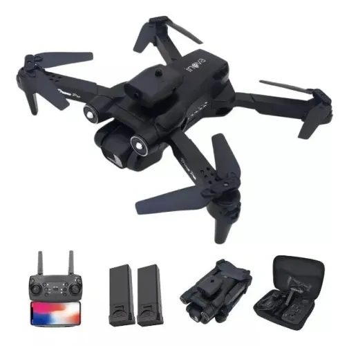 Lacrado Drone Dobrável 120M INOVA WRJ-12618 Preto