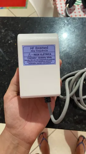Alta Frequência Ibramed - Usado 2x, completo com eletrodos + bolsa