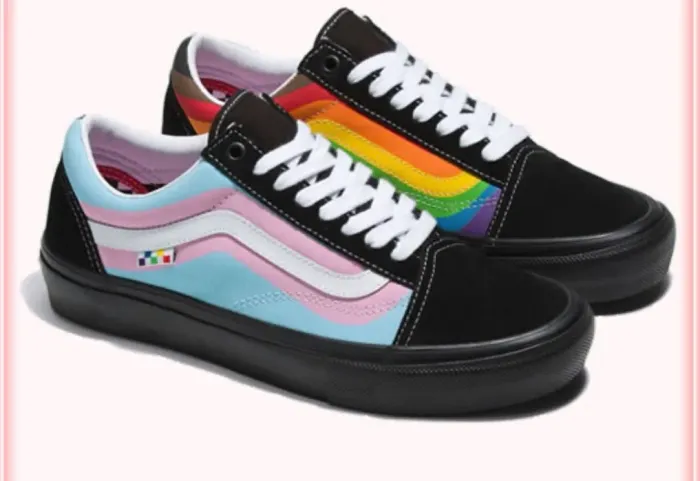 VANS direto dos EUA Skate Old Skool Pride Multi Skate shows