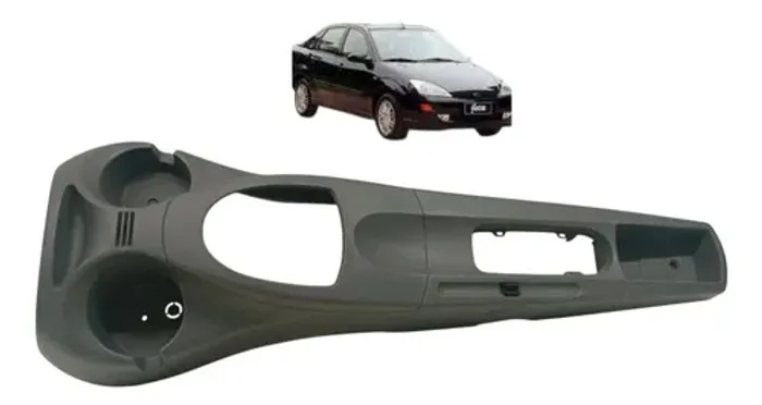 Moldura Console Central Porta Copos Ford Focus 2001 2002