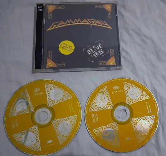 CD Gamma Ray - ALIVE 95 (Duplo) IMPORTADO