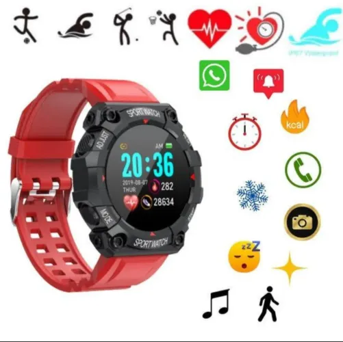 Smartwatch Esportivo, Monitor Cardíaco e Bluetooth