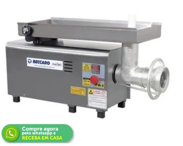 Moedor de Carne Boca 22 Inox para Açougue 