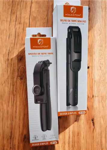 Bastão self e tripé de celular - Entrega a domicílio
