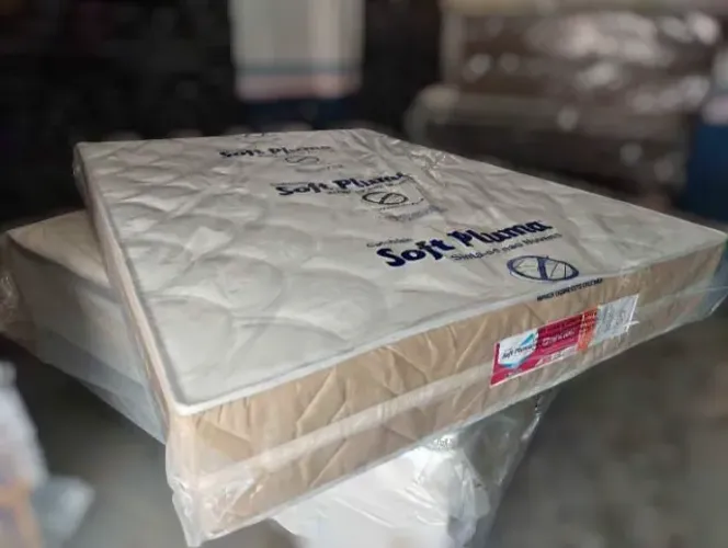 Cama Box Casal com Colchão de Espuma D-33 - PRONTA ENTREGA