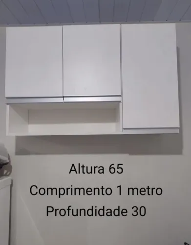 Armário suspenso 1metro mdf